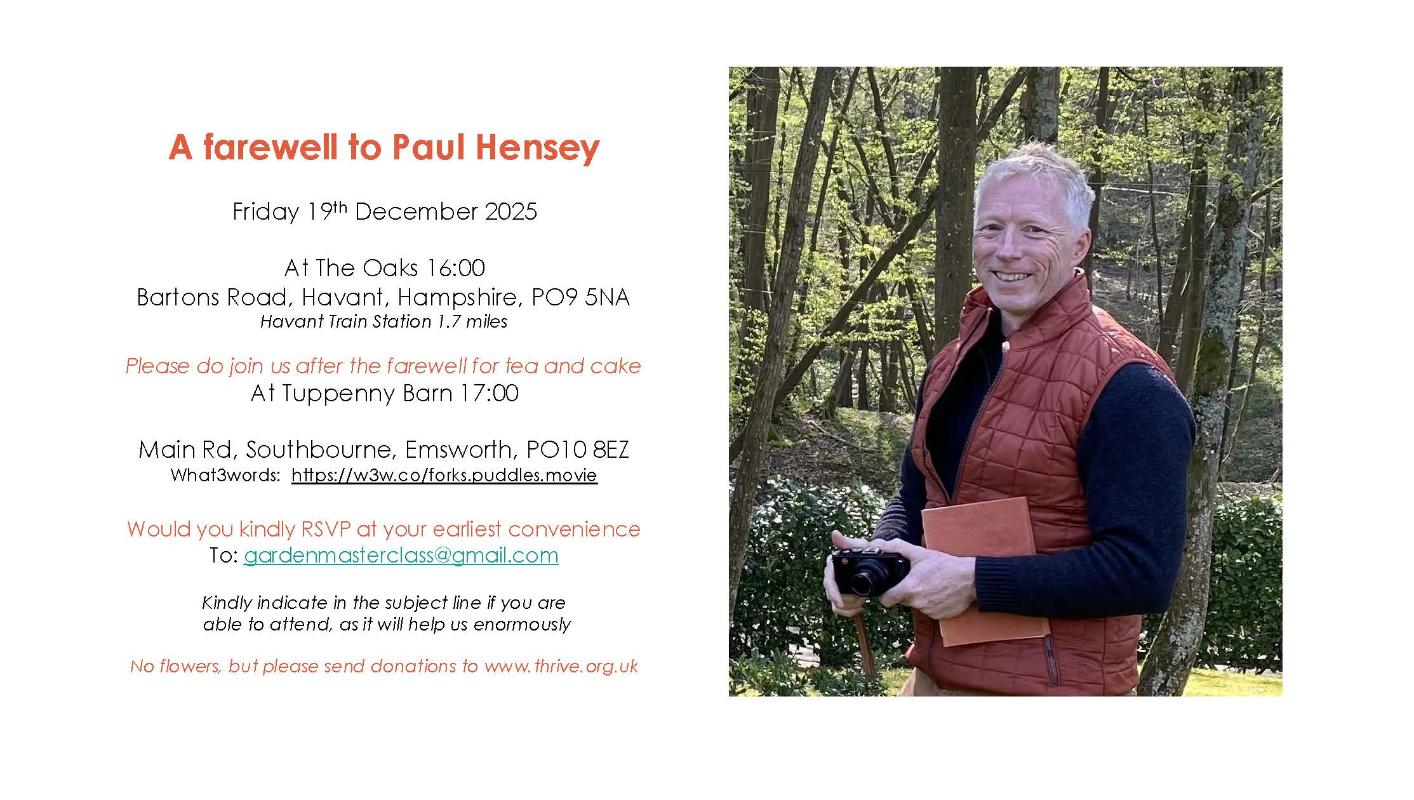 Paul Hensey Farewell