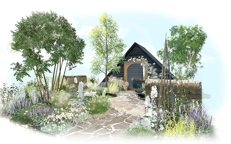 Show gardens needn't cost the earth at RHS Flower Show Wentworth ...