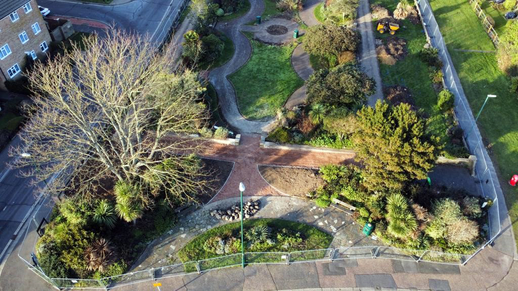 Bognor regis Sunken Gardens receives council progress visit British